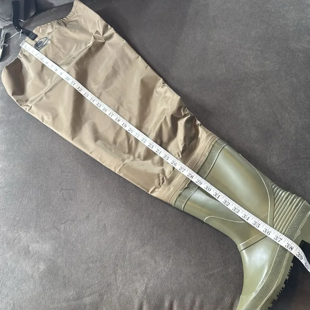 Hodgman PVC/Nylon Hip Wader with Cleated Sole Boot Size 8 NEW